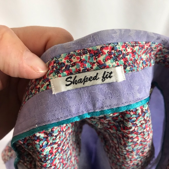 Bugatchi shaped fit long sleeve button down shirt - Picture 6 of 8